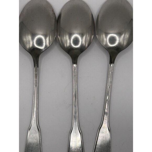 Vintage Oneida Silver Independence Stainless Steel tablespoons Set Of 3 - Picture 5 of 5